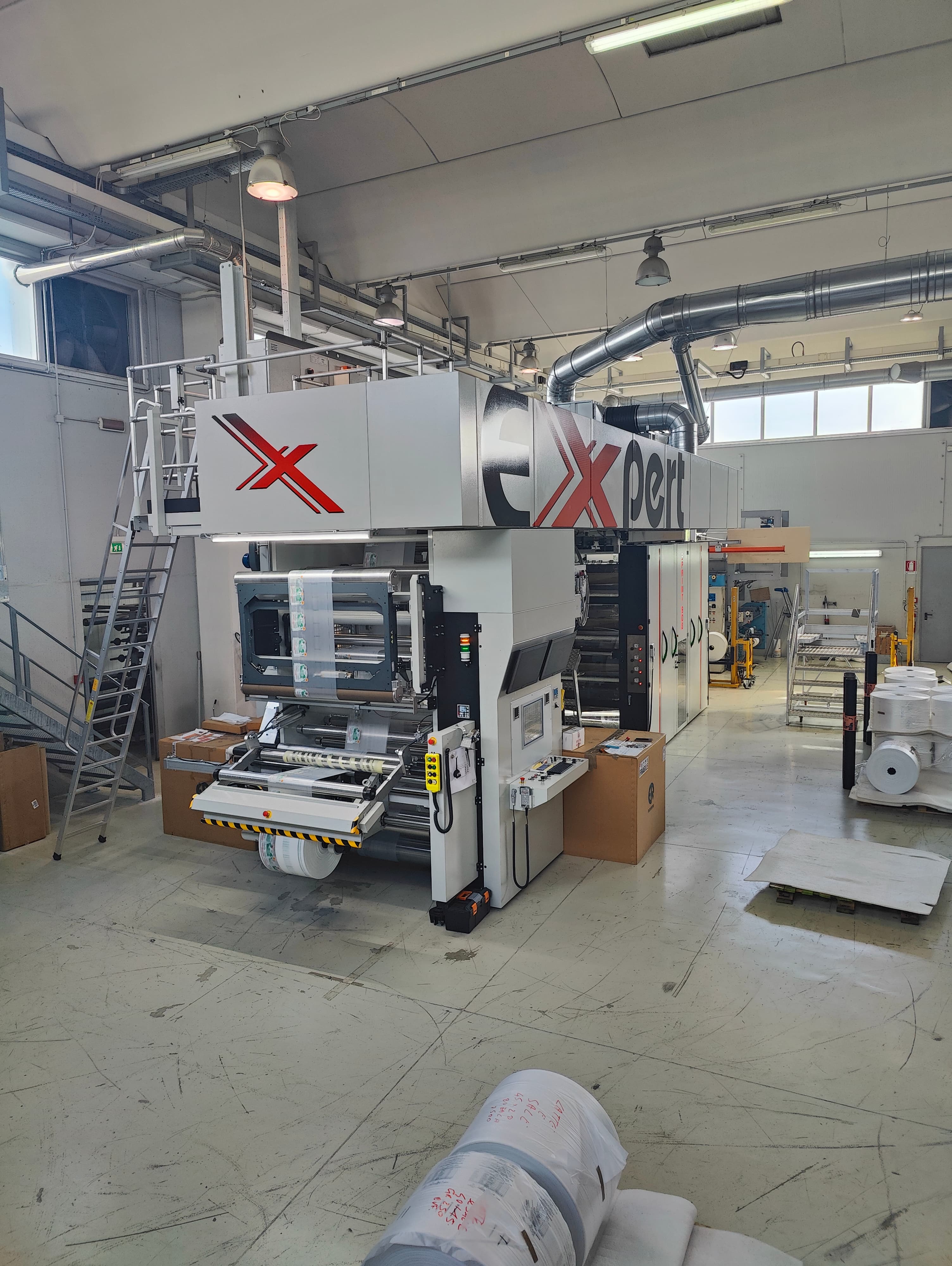Macchinario da stampa in produzione
